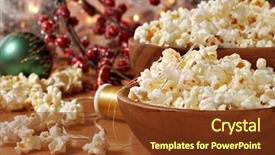  Presentation with create - Beautiful slides featuring berries in soft focus backdrop and a tawny brown colored foreground