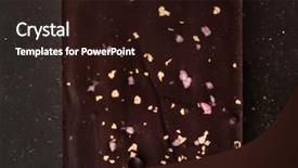  Presentation with handmade spa lavender soap - Presentation design consisting of berries lavender and edible gold background and a wine colored foreground