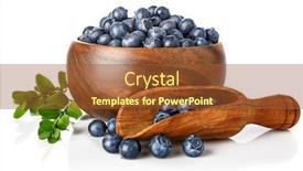  Presentation with green life - Theme enhanced with berry-blueberry-in-wooden-plate background and a red colored foreground