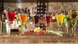  Presentation with shots - Slides having berry-shots-in-the-bar background and a  colored foreground
