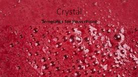  Presentation with smoothie - Slides with berry-smoothie-texture-food-background background and a red colored foreground