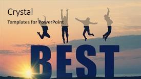  Presentation with collaboration - Presentation theme with best acheivers - working in collaboration for success background and a lemonade colored foreground