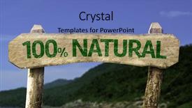  Presentation with natural - PPT layouts enhanced with best biology - 100 natural wooden sign background and a teal colored foreground