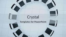  Presentation with trust - Slide deck with best conferences - concept of trust in business background and a light blue colored foreground