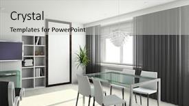  Presentation with interior designer - Theme featuring modern interior from the best background and a light gray colored foreground