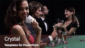  Presentation with poker - Cool new presentation theme with  backdrop and a  colored foreground