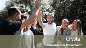  Presentation with give - Slides featuring best friends give each other background and a gray colored foreground