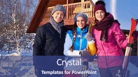  Presentation with best - Colorful theme enhanced with best friends spend winter holidays backdrop and a  colored foreground