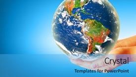  Presentation with north america - Cool new presentation with best internet concept of global backdrop and a teal colored foreground