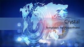  Presentation with best - Presentation design featuring best technology - best media technologies mixed media background and a teal colored foreground