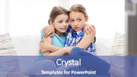  Presentation with television watching - Cool new slide deck with best movie - people children television friends backdrop and a ocean colored foreground