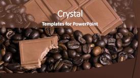  Presentation with coffee chocolate - Colorful theme enhanced with best of both worlds coffee backdrop and a tawny brown colored foreground