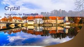  Presentation with bavaria - Amazing slide deck having am - best places of bavaria backdrop and a sky blue colored foreground