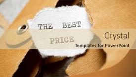  Presentation with price - Slides with best-price-text-written background and a lemonade colored foreground