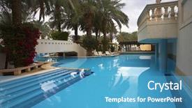  Presentation with hotel marketing strategies - Audience pleasing presentation consisting of best rest in magnificent hotel backdrop and a  colored foreground