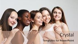  Presentation with african american girls - Audience pleasing slides consisting of best schools - five multiracial african american european backdrop and a coral colored foreground