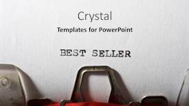 Presentation with best - PPT layouts featuring best-seller-text-written background and a white colored foreground