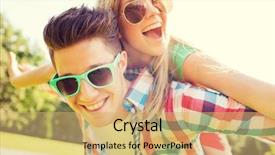  Presentation with friendship - Slides enhanced with best town - holidays vacation love and friendship background and a yellow colored foreground