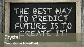  Presentation with create - Presentation enhanced with best way to predict future background and a gray colored foreground