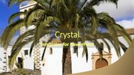  Presentation with old - Beautiful PPT theme featuring betancuria-an-old-capital backdrop and a tawny brown colored foreground