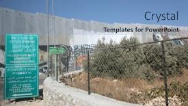  Presentation with territories - Colorful slide deck enhanced with bethlehem-occupied-palestinian-territories-october backdrop and a light blue colored foreground