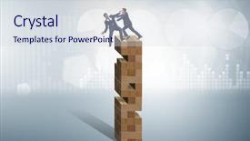  Presentation with business competition - Audience pleasing presentation design consisting of betrayal - business competition concept with two backdrop and a sky blue colored foreground