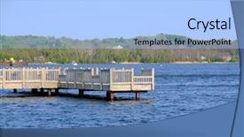  Presentation with marina security - Audience pleasing slides consisting of betsy - marina on betsie lake backdrop and a light blue colored foreground
