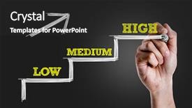  Presentation with stairs - Amazing presentation having better solutions - hand writing in stairs low backdrop and a dark gray colored foreground