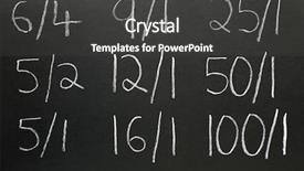  Presentation with betting - Theme with betting odds written background and a dark gray colored foreground