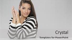  Presentation with indian woman face beauty - Audience pleasing PPT layouts consisting of beutiful life - beauty and sensual face woman backdrop and a light gray colored foreground