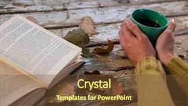  Presentation with coffee book - Colorful slide deck enhanced with beverage crops - cropped hand of woman holding backdrop and a tawny brown colored foreground