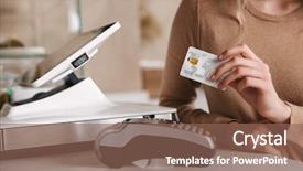  Presentation with crops - Audience pleasing presentation theme consisting of beverage crops - cropped photo of girl buyer backdrop and a violet colored foreground