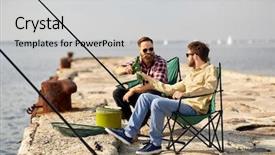  Presentation with people - Slide set with drink free beverages - leisure and people concept background and a light gray colored foreground