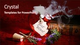  Presentation with fortune teller - Cool new presentation with beverages science - genuine love potion brewed up backdrop and a wine colored foreground