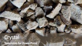  Presentation with texture - Audience pleasing PPT theme consisting of beverages science - piled granules texture background instant backdrop and a gray colored foreground