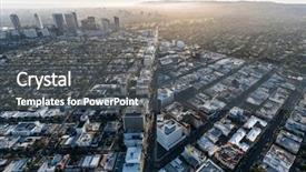  Presentation with los angeles - PPT layouts consisting of beverly hills with century background and a dark gray colored foreground