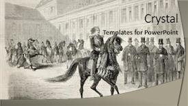  Presentation with horses - PPT layouts consisting of bey of tunis to napoleon background and a light gray colored foreground