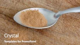  Presentation with cinnamon quillsmicrobial attacks - Cool new presentation with bg - cinnamon on a spoon backdrop and a  colored foreground