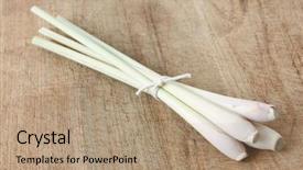  Presentation with lemon grass - PPT theme featuring bg - lemon grass isolated background and a coral colored foreground