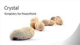 Presentation with peanuts - Audience pleasing presentation theme consisting of bg - peanuts backdrop and a white colored foreground