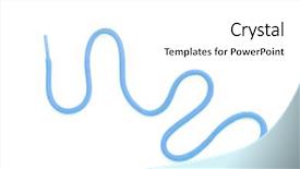  Presentation with shoe - PPT layouts featuring bg - shoe laces isolated on white background and a white colored foreground