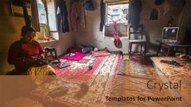  Presentation with today - Audience pleasing PPT theme consisting of bhaktapur-nepal-circa-dec-2013 backdrop and a coral colored foreground