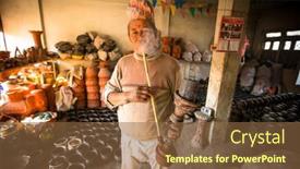  Presentation with cultural - Presentation theme with bhaktapur-nepal-dec-7-2013 background and a  colored foreground