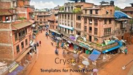  Presentation with appearance - Amazing presentation having bhaktapur-nepal-may-20 backdrop and a coral colored foreground