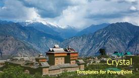  Presentation with himachal pradesh - Slide deck consisting of bhimakali-temple-dedicated background and a tawny brown colored foreground