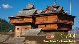  Presentation with himachal pradesh - PPT layouts with bhimakali-temple-dedicated background and a tawny brown colored foreground