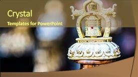  Presentation with bhutanese - PPT layouts enhanced with bhutanese - nepalese prayer wheel background and a tawny brown colored foreground