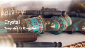  Presentation with bhutanese - PPT layouts featuring bhutanese - nepalese prayer wheels background and a violet colored foreground