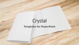  Presentation with wood texture - Audience pleasing PPT theme consisting of bi - bifold white template paper backdrop and a white colored foreground