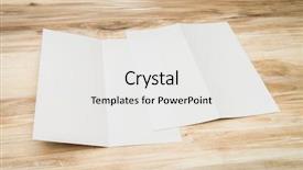  Presentation with watercolor paper texture white art - Colorful presentation theme enhanced with bi - bifold white template paper backdrop and a white colored foreground